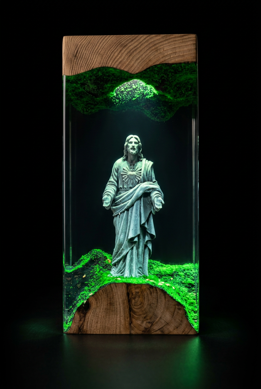 “The King of Kings” Resin Lamp