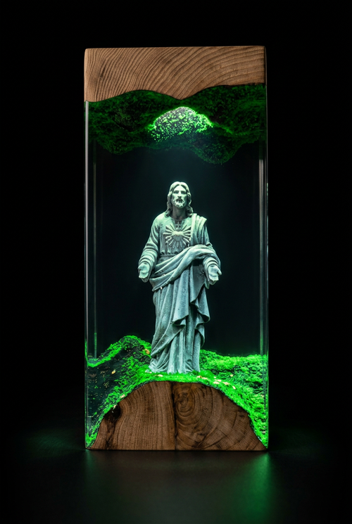 “The King of Kings” Resin Lamp